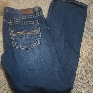 Classic Bootcut Denim Jeans for Men 36/34